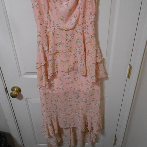 NEW Nasty Gal Collection hi-Low design layered sheer cocktail Dress size 4 👩✨ - Picture 11 of 15